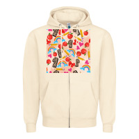 Sandshell back to school seamless pattern 1 (3600x3600) Zipper Hoodie - AdoDesignShop