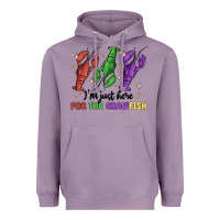Lavender i'm just here for the crawfish Heavyweight Hoodie - MaliasSmallBusiness