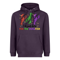 Plum i'm just here for the crawfish Heavyweight Hoodie - MaliasSmallBusiness