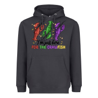 Smoke i'm just here for the crawfish Heavyweight Hoodie - MaliasSmallBusiness