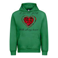 Emerald I love you with all my heart Urban Hoodie - Bettercallsaul