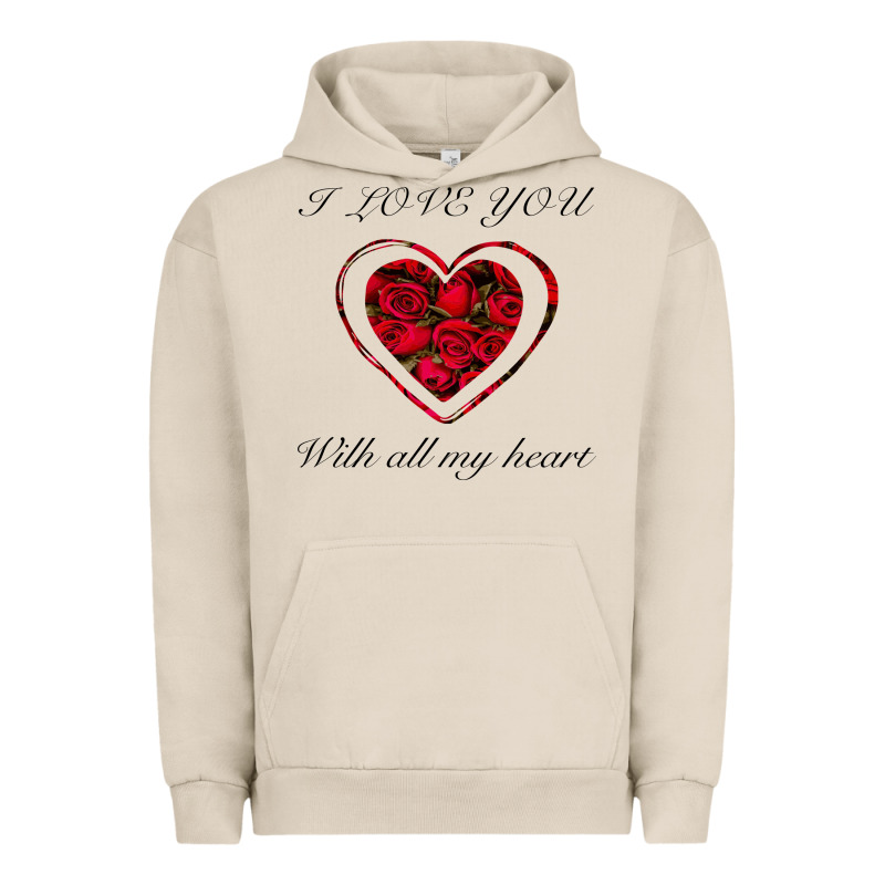 I Love You With All My Heart Urban Hoodie by Bettercallsaul | Teevron