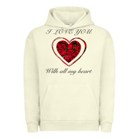 Pigment Pistachio I love you with all my heart Urban Hoodie - Bettercallsaul
