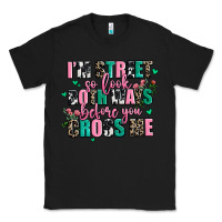 Black floral i am street so look both ways before you cr Classic Tee - AdoDesignShop