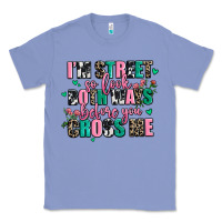 Colony Blue floral i am street so look both ways before you cr Classic Tee - AdoDesignShop