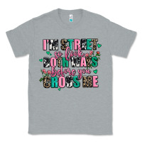 Heather Grey floral i am street so look both ways before you cr Classic Tee - AdoDesignShop