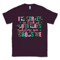 Plum floral i am street so look both ways before you cr Classic Tee - AdoDesignShop