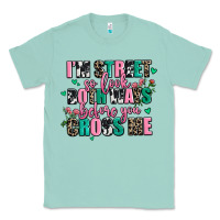 Seafoam floral i am street so look both ways before you cr Classic Tee - AdoDesignShop