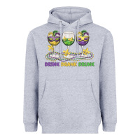 Heather Grey drink drank drunk Heavyweight Hoodie - MaliasSmallBusiness