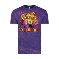 Cloud Purple food is my valentine Vintage Tee - FaDigitalArtStudio
