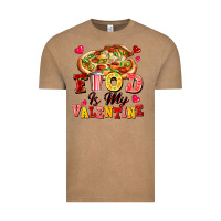 Vintage Coffee food is my valentine Vintage Tee - FaDigitalArtStudio