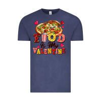 Vintage Denim food is my valentine Vintage Tee - FaDigitalArtStudio