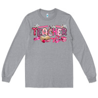 Breast Cancer Teacher Long Sleeve Tee | Teevron