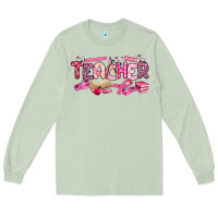 Matcha breast cancer teacher Long Sleeve Tee - Artiststas
