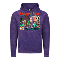 Cloud Purple i'm just here for the snacks #soccer sister Vintage Hoodie - Zillion Design Studio