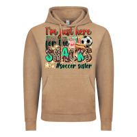 Vintage Coffee i'm just here for the snacks #soccer sister Vintage Hoodie - Zillion Design Studio