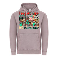 Vintage Zinc i'm just here for the snacks #soccer sister Vintage Hoodie - Zillion Design Studio