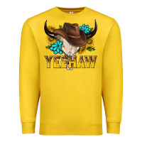 Lemon yeehaw bull skull Premium Sweatshirt - NancyCooperArtShop