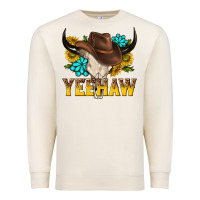 Sandshell yeehaw bull skull Premium Sweatshirt - NancyCooperArtShop