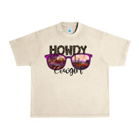 Sandshell howdy cowgirl Urban Heavy Tee - SublimationCraftShop