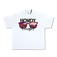 White howdy cowgirl Urban Heavy Tee - SublimationCraftShop