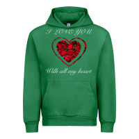 Emerald I love you with all my heart Urban Hoodie - Bettercallsaul