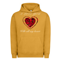 Pigment Peanut Butter I love you with all my heart Urban Hoodie - Bettercallsaul