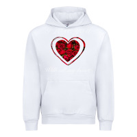 White I love you with all my heart Urban Hoodie - Bettercallsaul