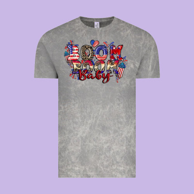 Boom Boom Baby 4th Of July Vintage Tee Designed By Cowgirlartshop
