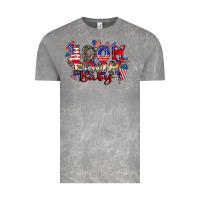 Cloud Rock Boom boom baby 4th of july Vintage Tee - CowGirlArtShop