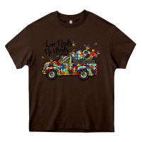 Chocolate Brown love needs no words Heavy Core Tee - RacoonDesign