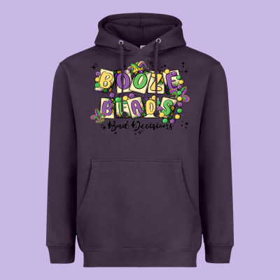 Booze Beads Heavyweight Hoodie Designed By Maliassmallbusiness