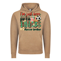 Vintage Coffee i'm just here for the snacks #soccer  brother Vintage Hoodie - Zillion Design Studio