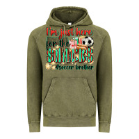 Vintage Olive i'm just here for the snacks #soccer  brother Vintage Hoodie - Zillion Design Studio