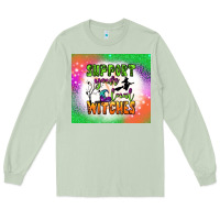 Matcha supports your local witches tumbler Long Sleeve Tee - BundleAndBundleShop