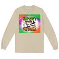Mushroom supports your local witches tumbler Long Sleeve Tee - BundleAndBundleShop
