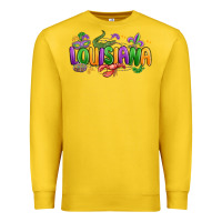 Lemon mardi gras louisiana Premium Sweatshirt - MaliasSmallBusiness