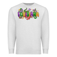 Oatmeal Heather mardi gras louisiana Premium Sweatshirt - MaliasSmallBusiness