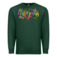 Sports Green mardi gras louisiana Premium Sweatshirt - MaliasSmallBusiness