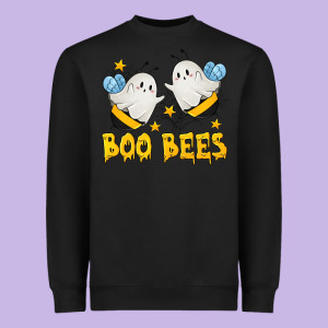 Boo Bees Heavyweight Sweatshirt Designed By Texasbilliewilder