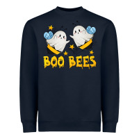 Navy Boo Bees Heavyweight Sweatshirt - texasbilliewilder