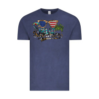 Vintage Denim hello summer Vintage Tee - SublimationCraftShop