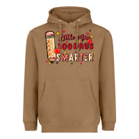 Little Miss 100 Days Smarter Heavyweight Hoodie | Teevron