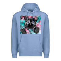 Colony Blue racing Premium Hoodie - LillyAllenDesigns