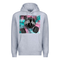 Heather Grey racing Premium Hoodie - LillyAllenDesigns