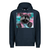 Navy racing Premium Hoodie - LillyAllenDesigns