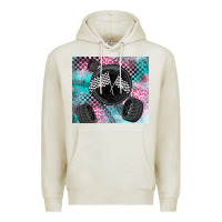 Oatmeal Heather racing Premium Hoodie - LillyAllenDesigns