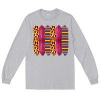 Moon Dust Pink Leopard Serape Brush Strokes Long Sleeve Tee - Bettercallsaul