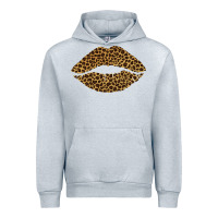 Heather Grey leopard lips Urban Hoodie - Bettercallsaul