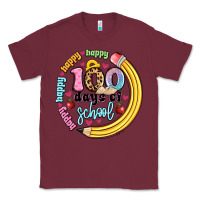 Burgundy happy 100 days of school Classic Tee - Artiststas